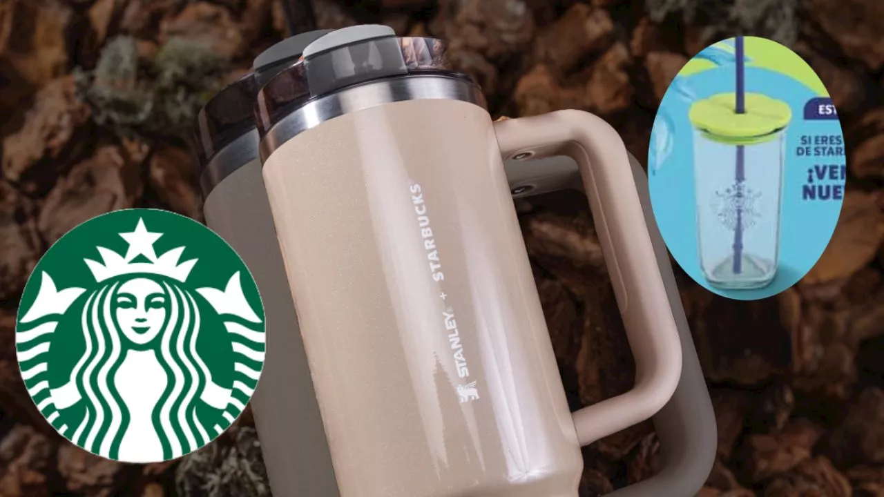 Starbucks anuncia un nuevo vaso de vidrio tras el éxito del vaso dorado con Stanley, ¿cuándo sale a la venta?