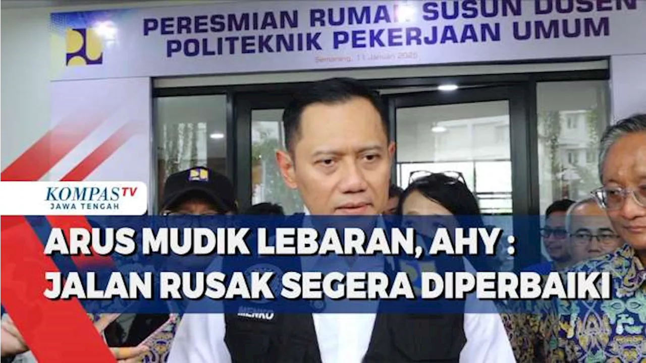 AHY Akan Koordinasi Persiapan Arus Mudik Lebaran 2025