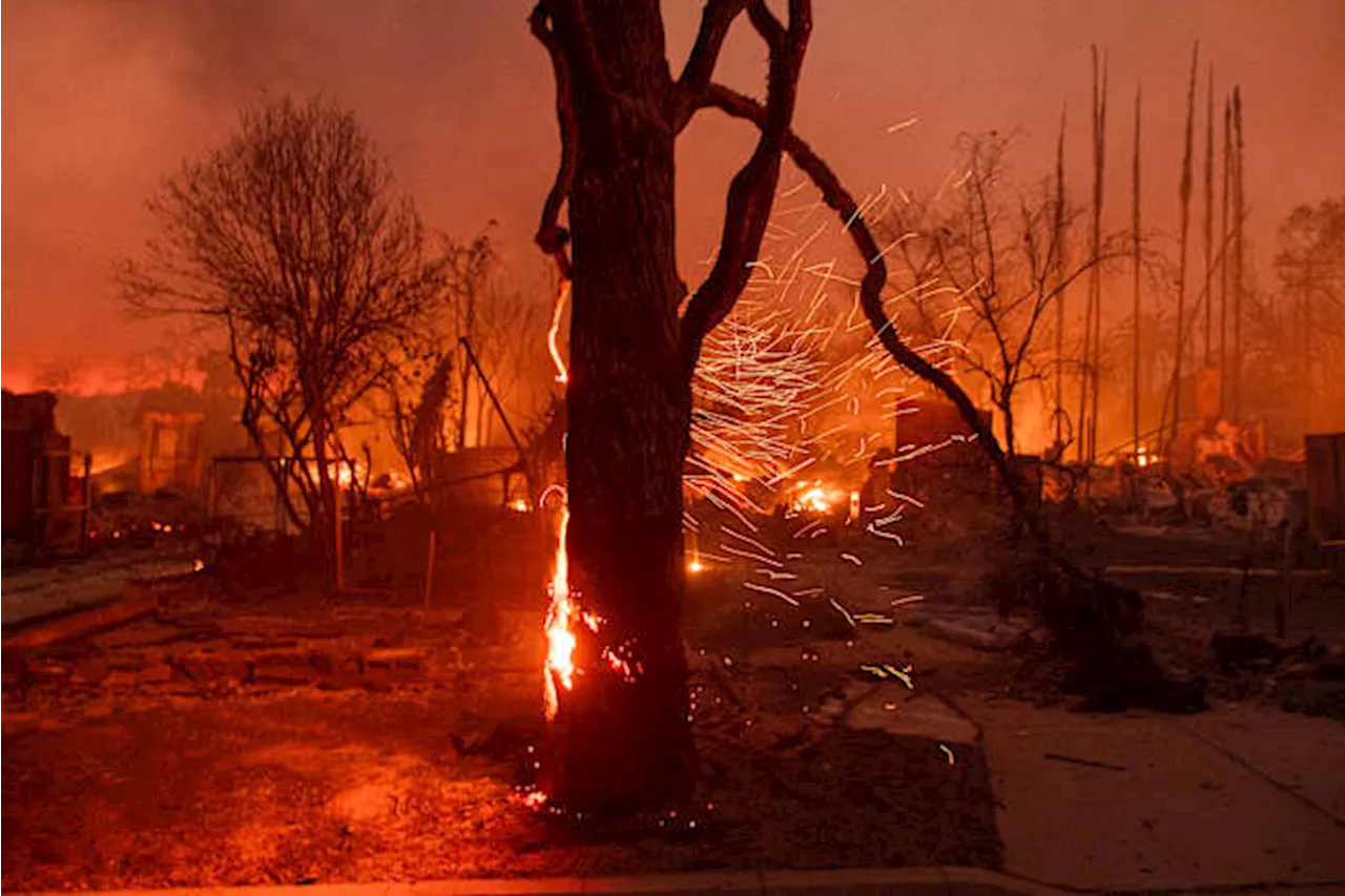 Small airborne embers play a big role in the spread of wildfires