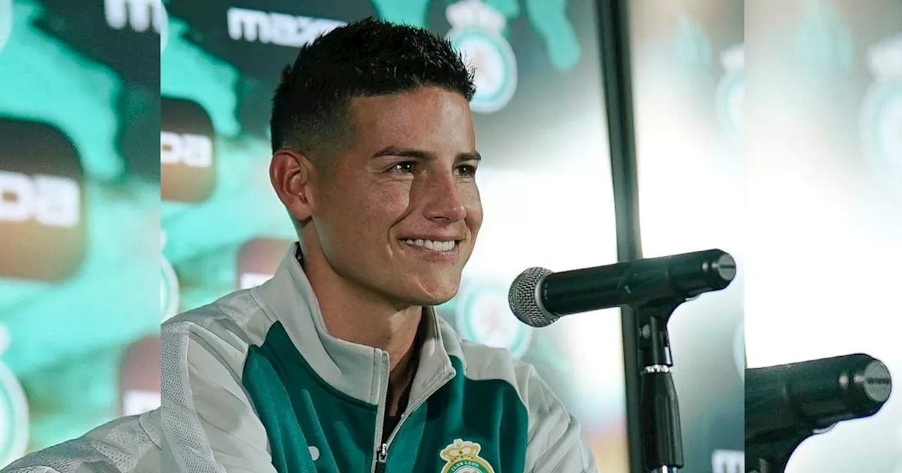 James Rodríguez se presenta como nuevo jugador del Club León