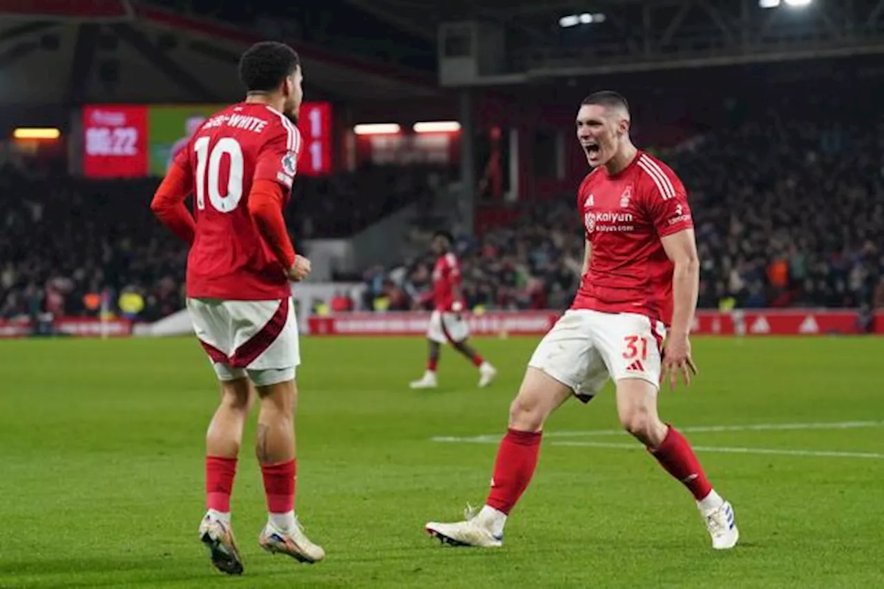 Nottingham Forest, sur le podium en Premier League, a retrouvé son lustre d'antan