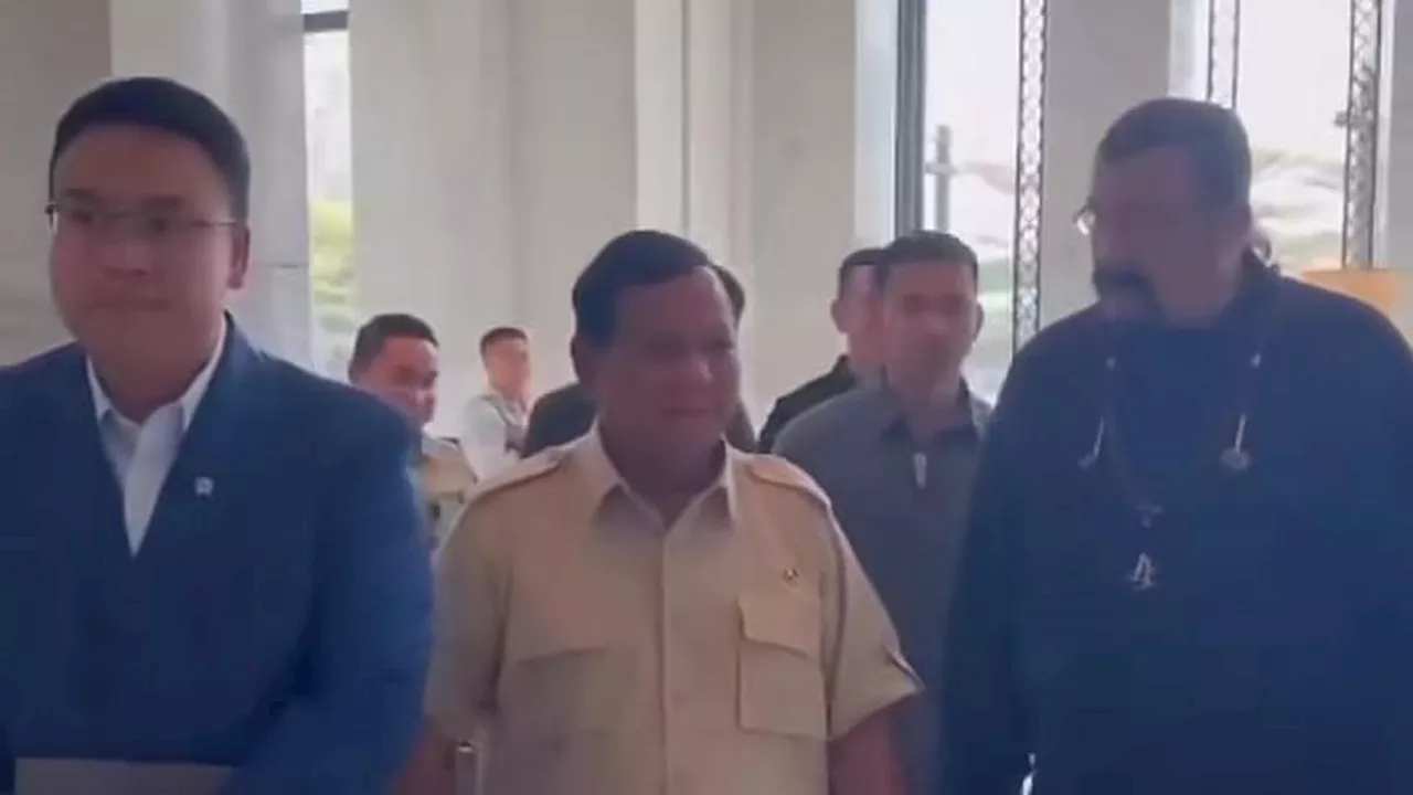 Presiden Prabowo Bertemu Steven Seagal di Jakarta