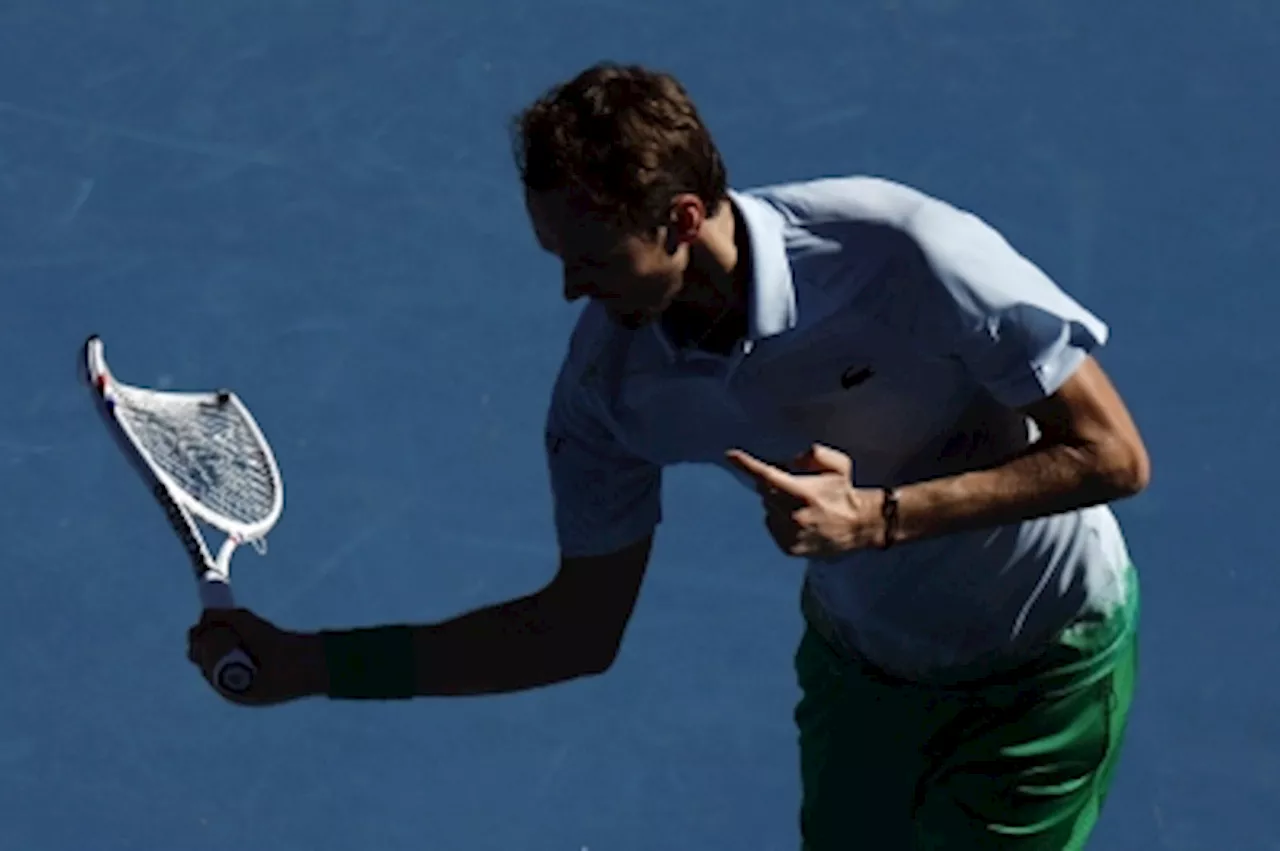 Medvedev’s tantrums and racket fury: Net camera destroyed in huge scare against Thai wildcard