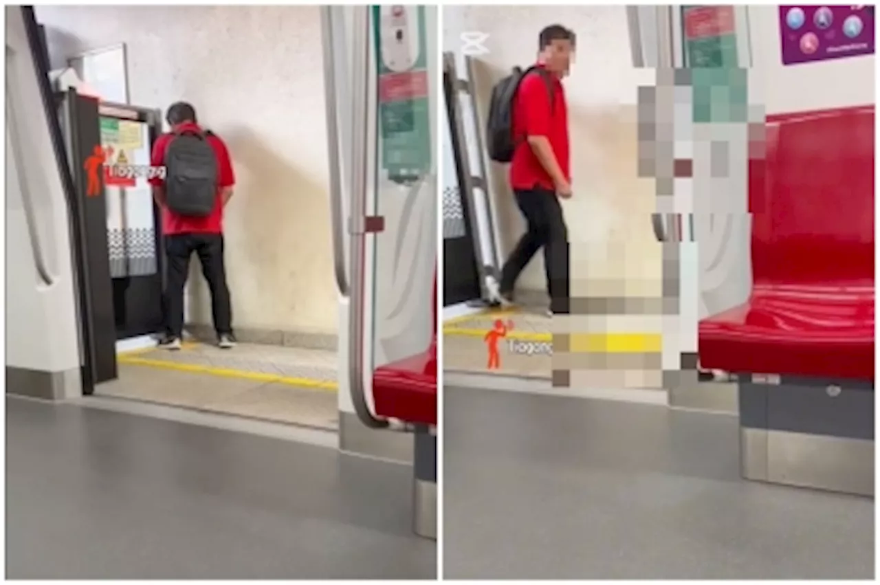 Singapore cops probing yet another public urinating case, this time at Tanah Merah MRT station