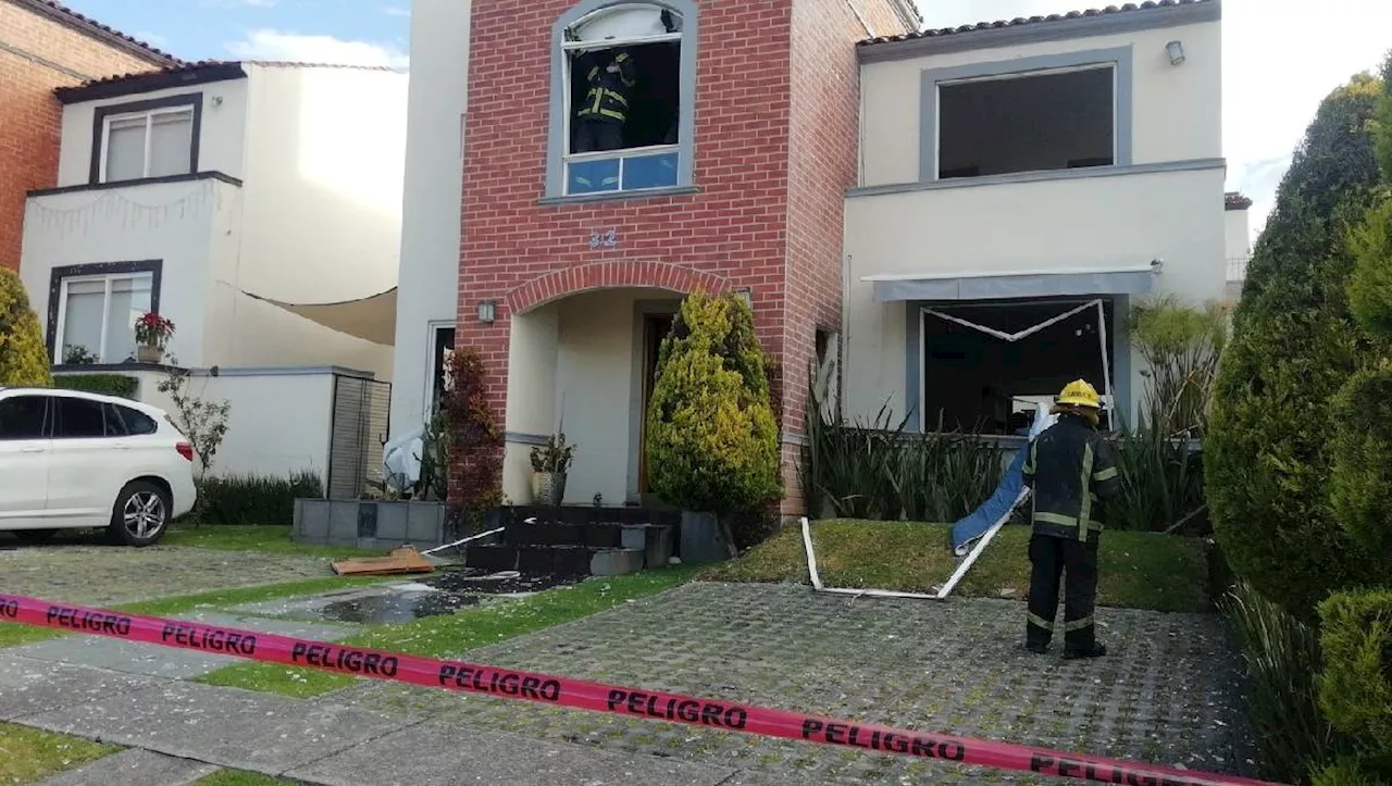 Captan en VIDEO explosión en casa de Atizapán de Zaragoza, Edomex; fue por acumulación de gas