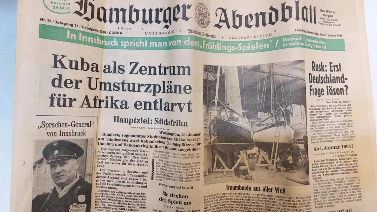 Hamburger Abendblatt 61 Jahre Verspätung: Zeitungs-Fund im Bad Grunder Bahnhof