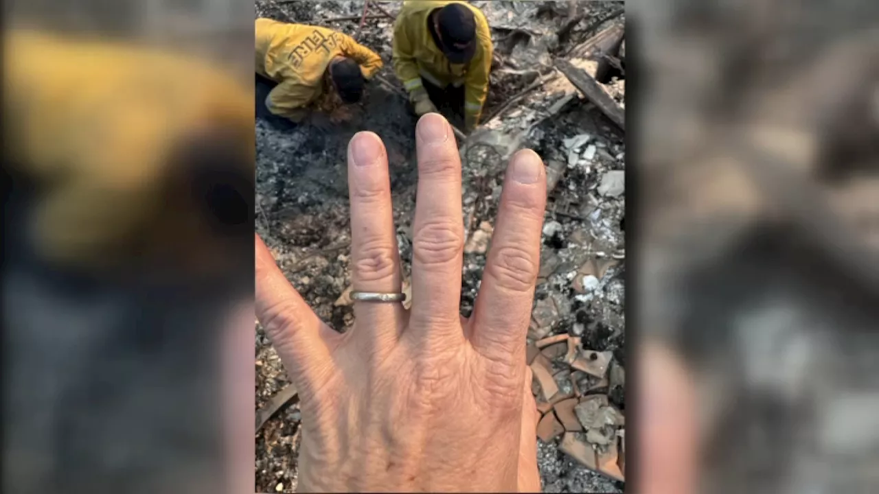 Firefighters Find Wedding Band Among Eaton Fire Ashes