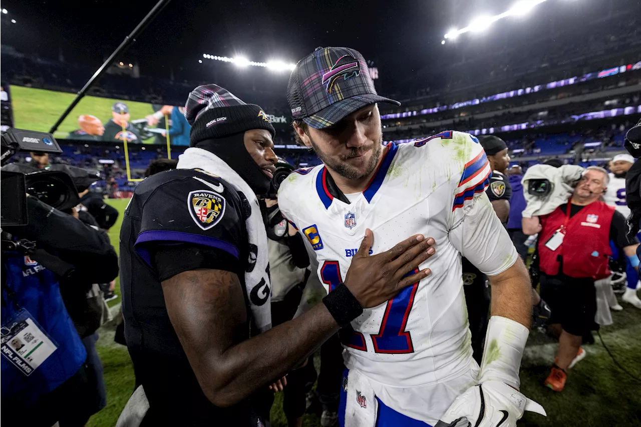 Lamar Jackson vs. Josh Allen: How QBs stack up ahead of Ravens-Bills showdown