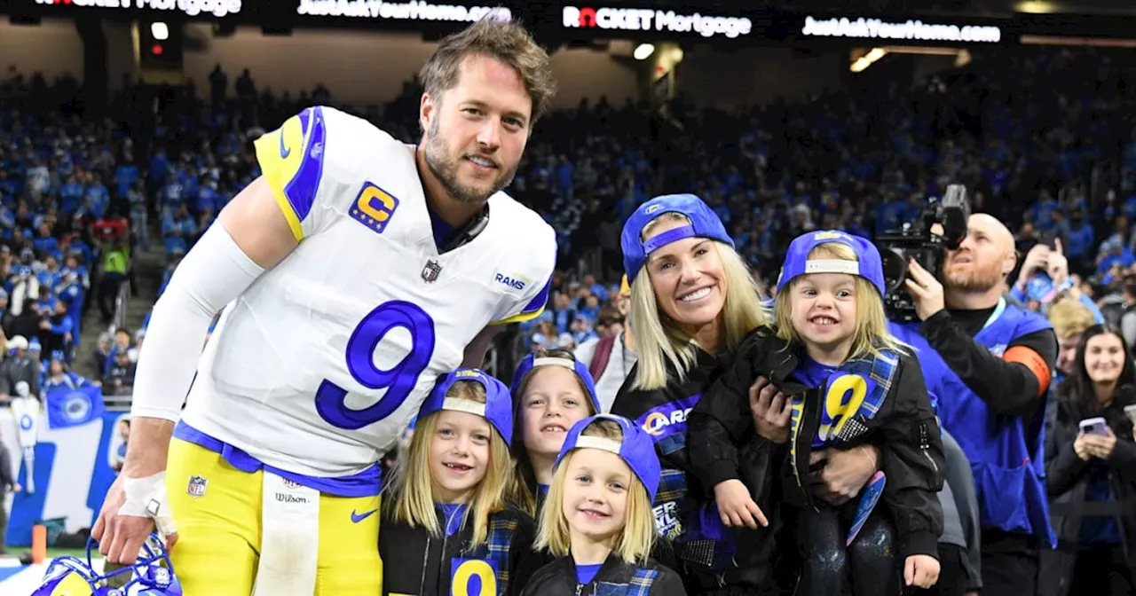 Kelly Stafford shares that her kids were hospitalized ahead of Matt Stafford’s playoff game with L.A. Rams