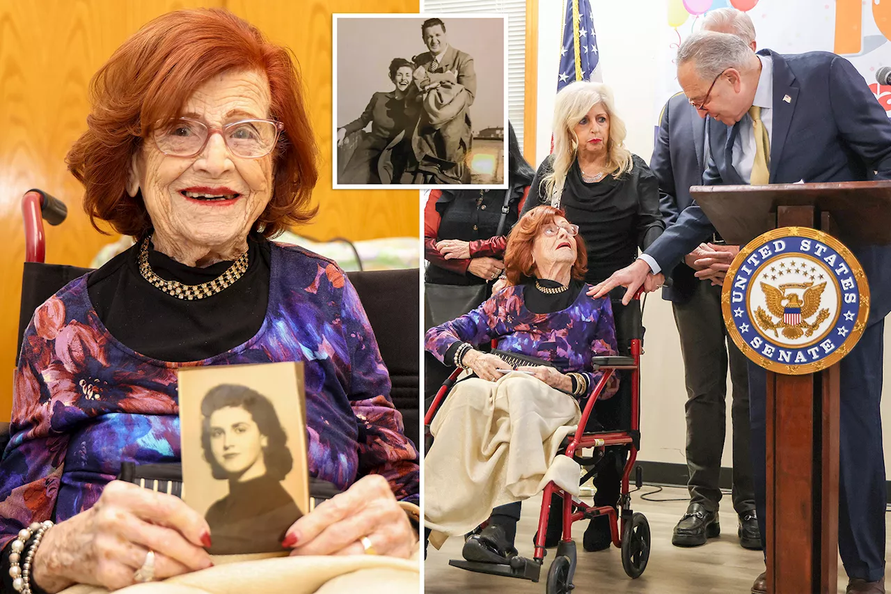 100-Year-Old Holocaust Survivor Honored by Schumer for Hiding in Convent