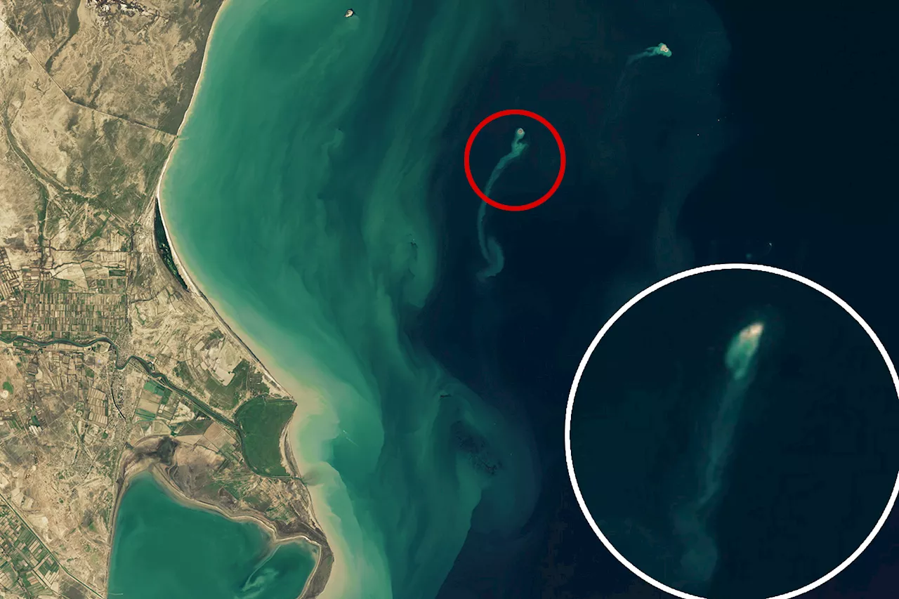 Ghost Island Emerges and Disappears in Caspian Sea