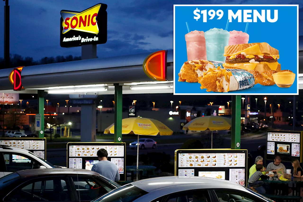 Sonic Unveils 'Daily Cravings & Savings' with Deals as Low as $1.49