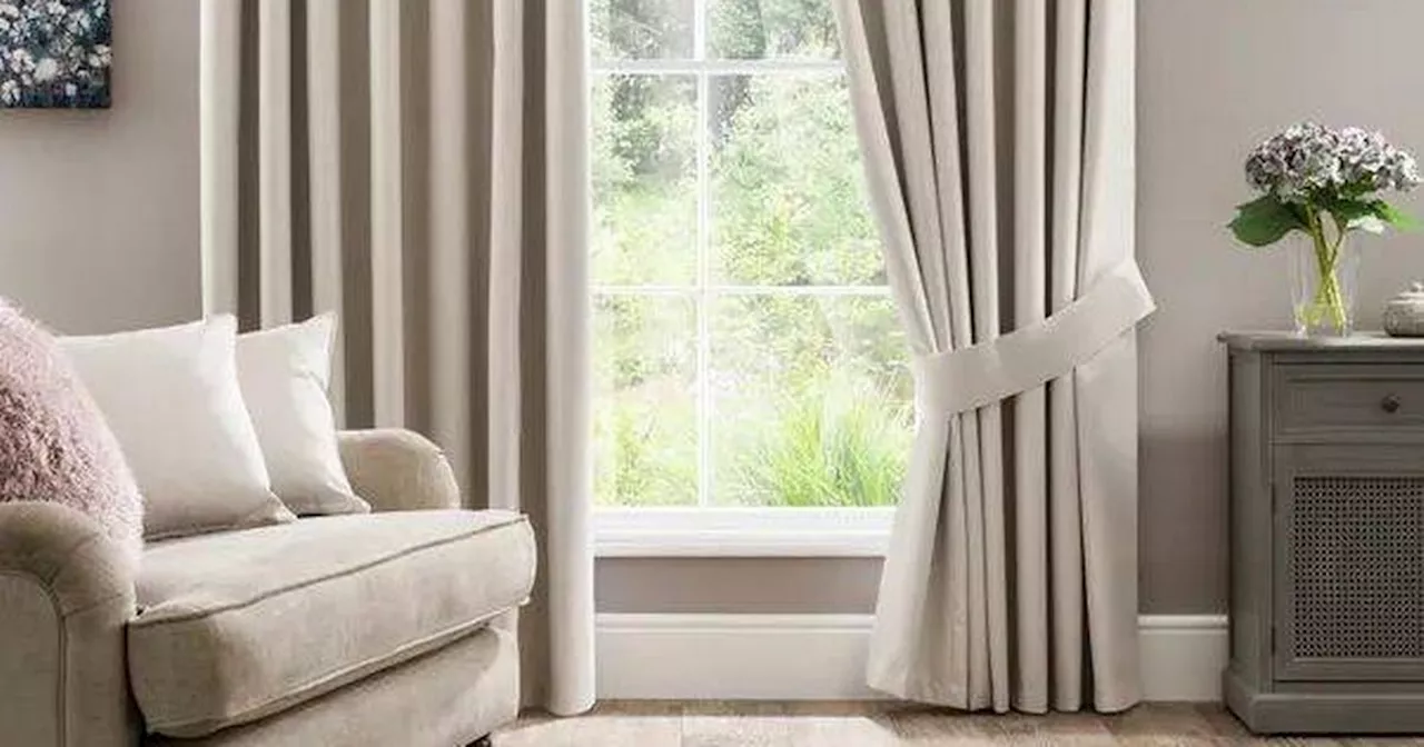 Dunelm's £28 thermal curtains help homeowners save on heating bills