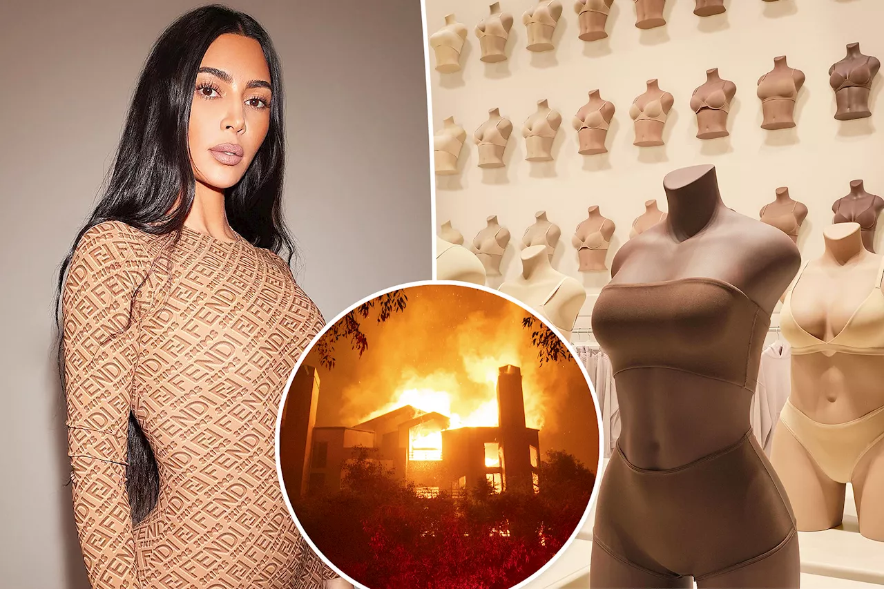 Kim Kardashian's Skims Donates to LA Fire Victims