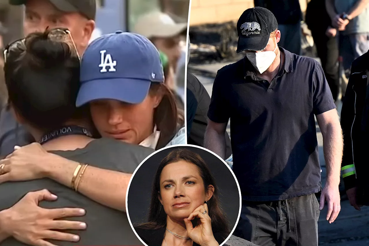  Prince Harry and Meghan Markle find Justine Bateman’s claim 'offensive' after being called 'disaster tourists'