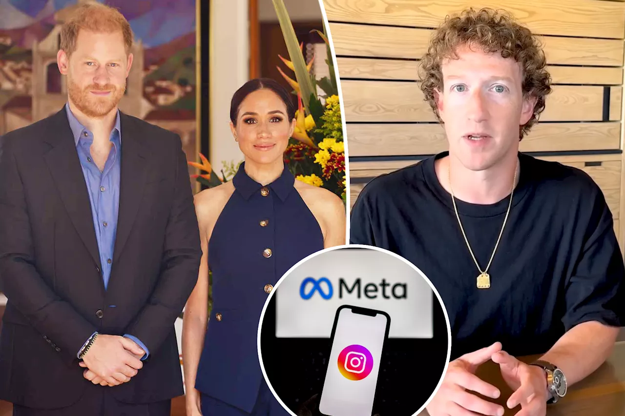 Prince Harry and Meghan Markle Slam Meta's Relaxed Content Moderation Policies