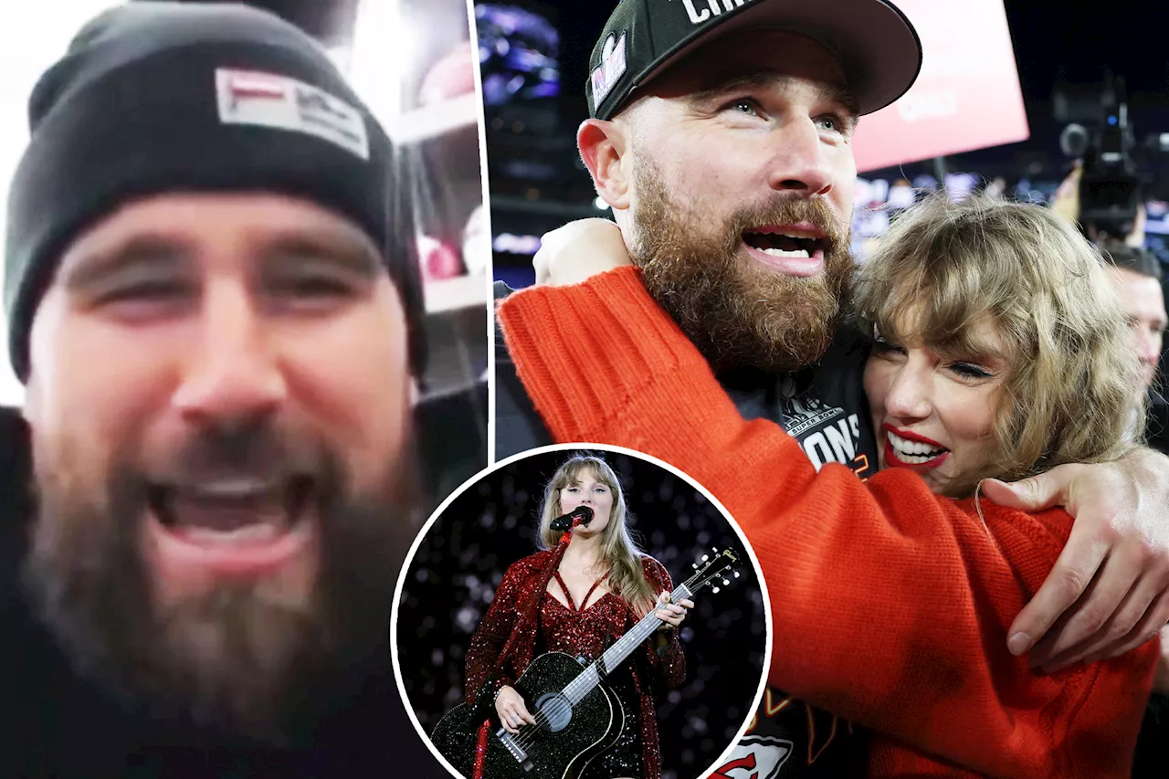 Travis Kelce plays coy when asked about new Taylor Swift music: 'I'm here to support'