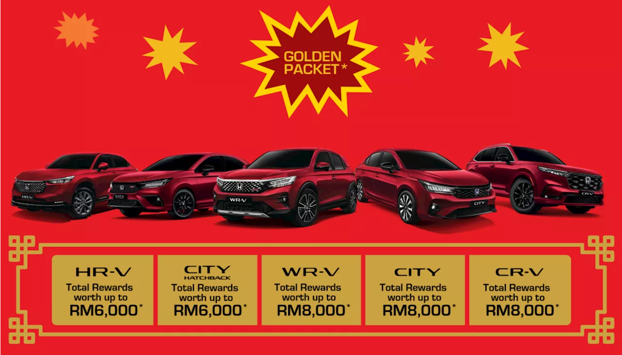 Honda Malaysia January 2025 CNY promo – up to RM8,000 off, 1-year free service for City Sedan/Hatch