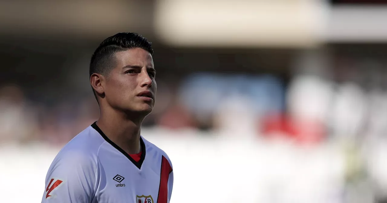 A James Rodríguez le mandaron un mensaje clarito desde la afición del Rayo Vallecano