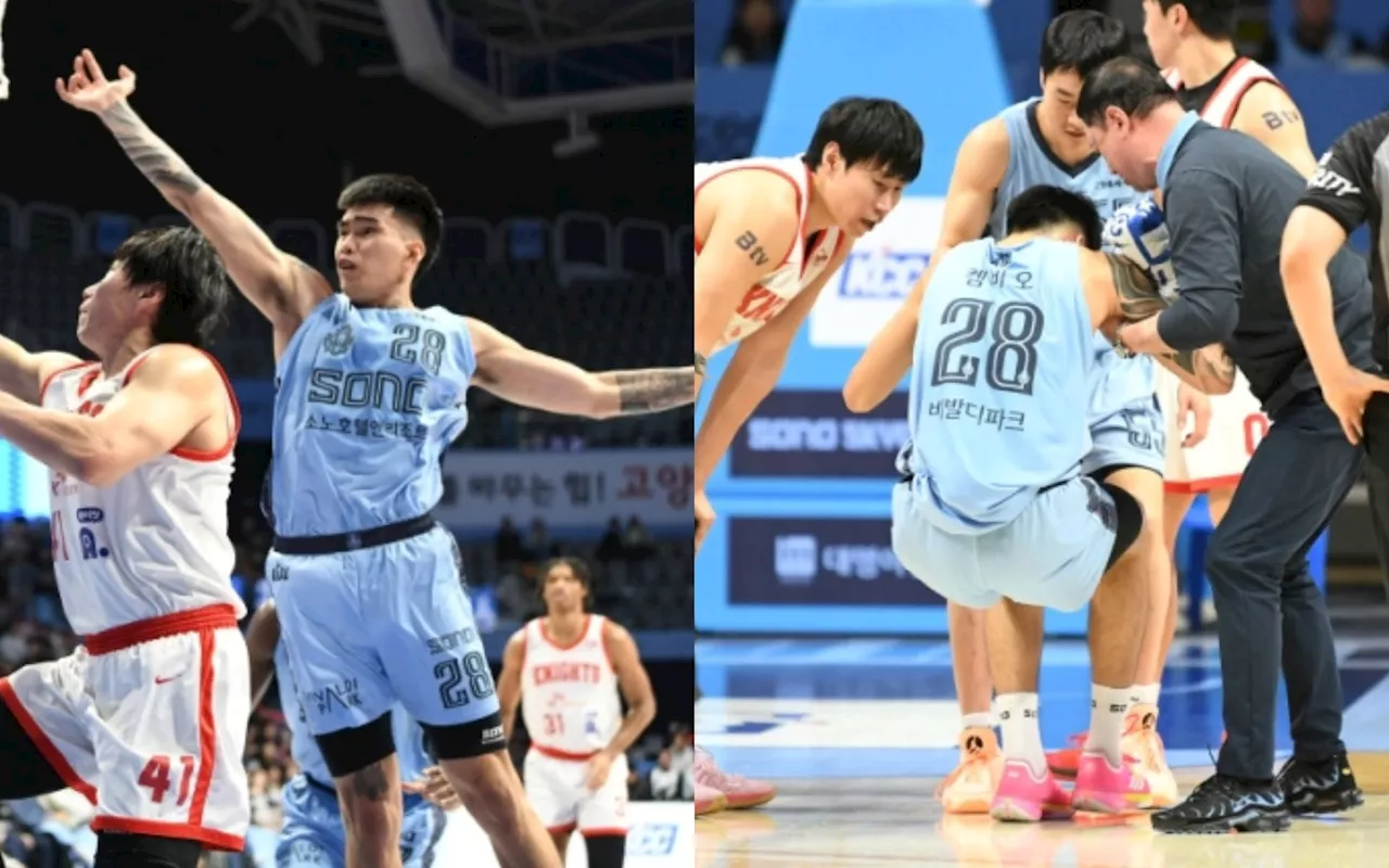 Kevin Quiambao's KBL Debut Ends Early Due to Ankle Ligament Rupture