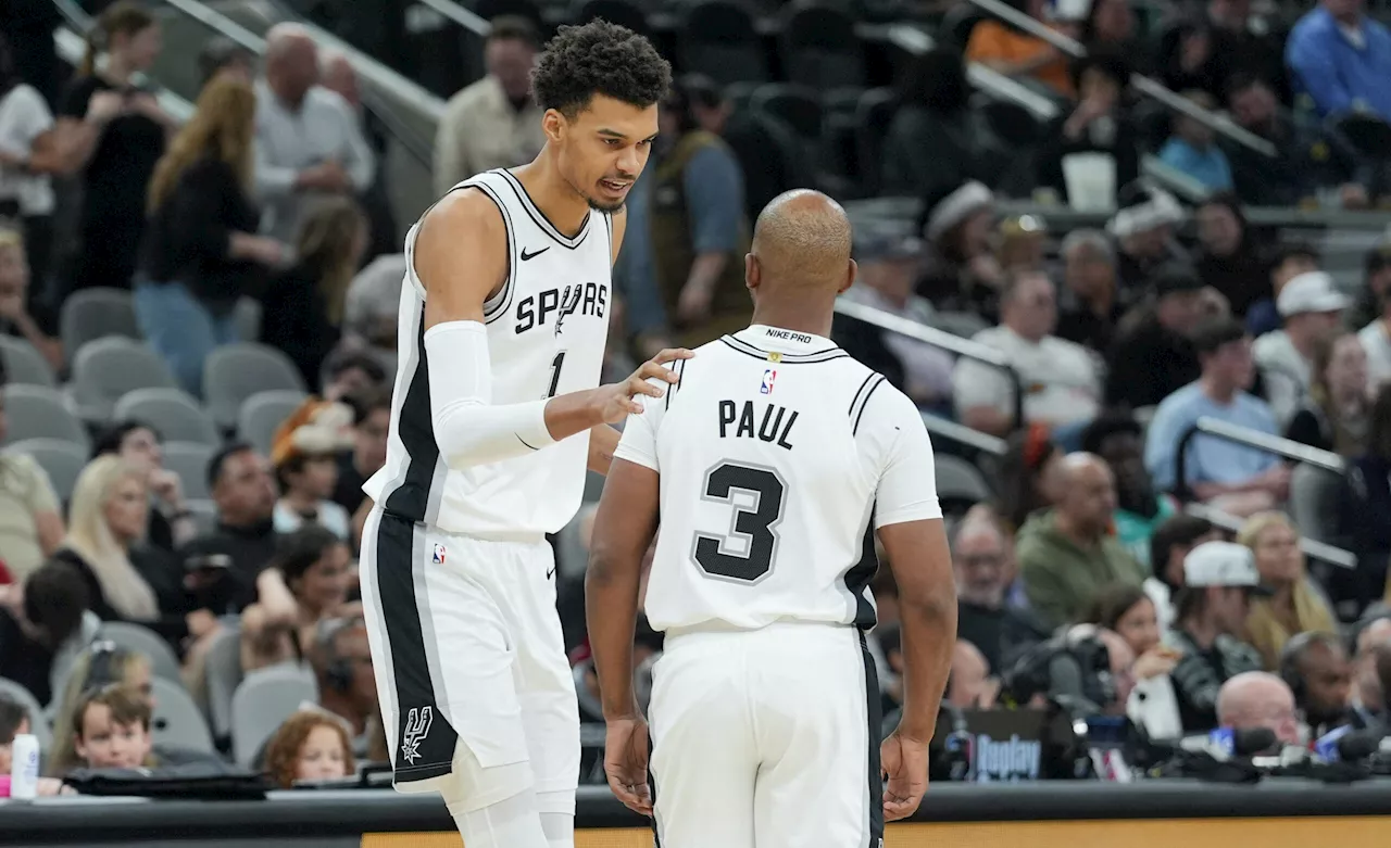 Spurs Stars Wembanyama and Paul Gift Jerseys to Sons of Lakers Coach Whose Memorabilia Was Lost in Wildfires