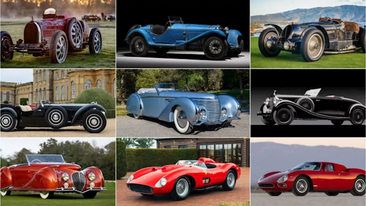 From a 1928 Bugatti to a 1964 Ferrari: 9 Finalists for Peninsula Classics’ Biggest Award