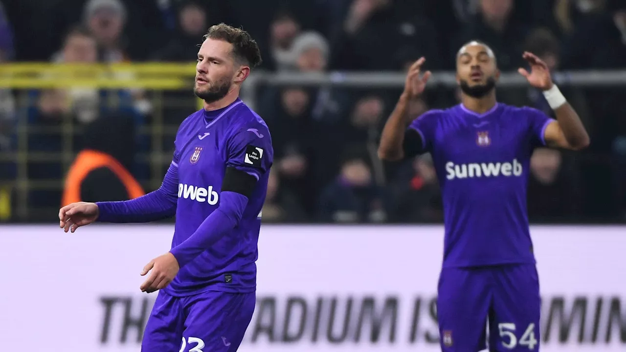 Anderlecht tombe lourdement face au Club Bruges