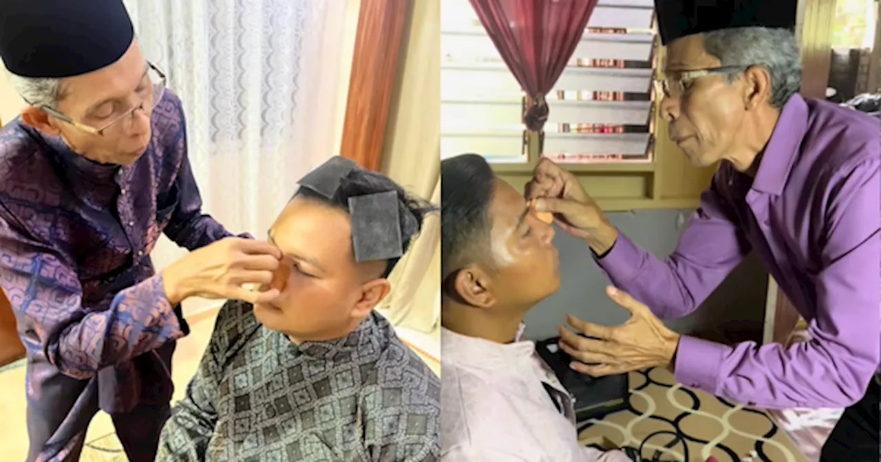  Netizen Puji Hasil Tangan Orang Lama Siapkan Pengantin Lelaki