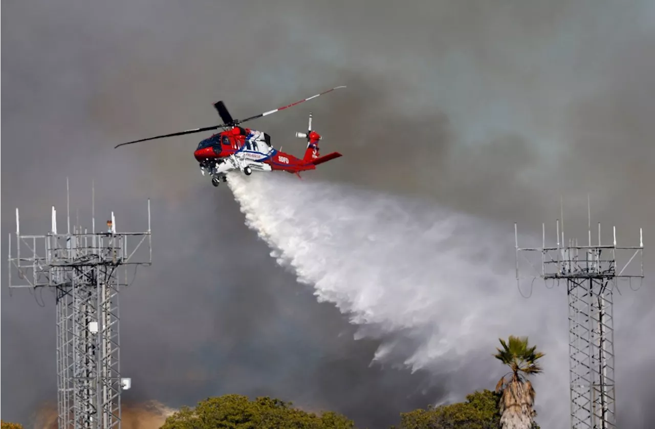 SDG&E Shuts Off Power to 900 Customers Amid Santa Ana Winds and Brush Fire