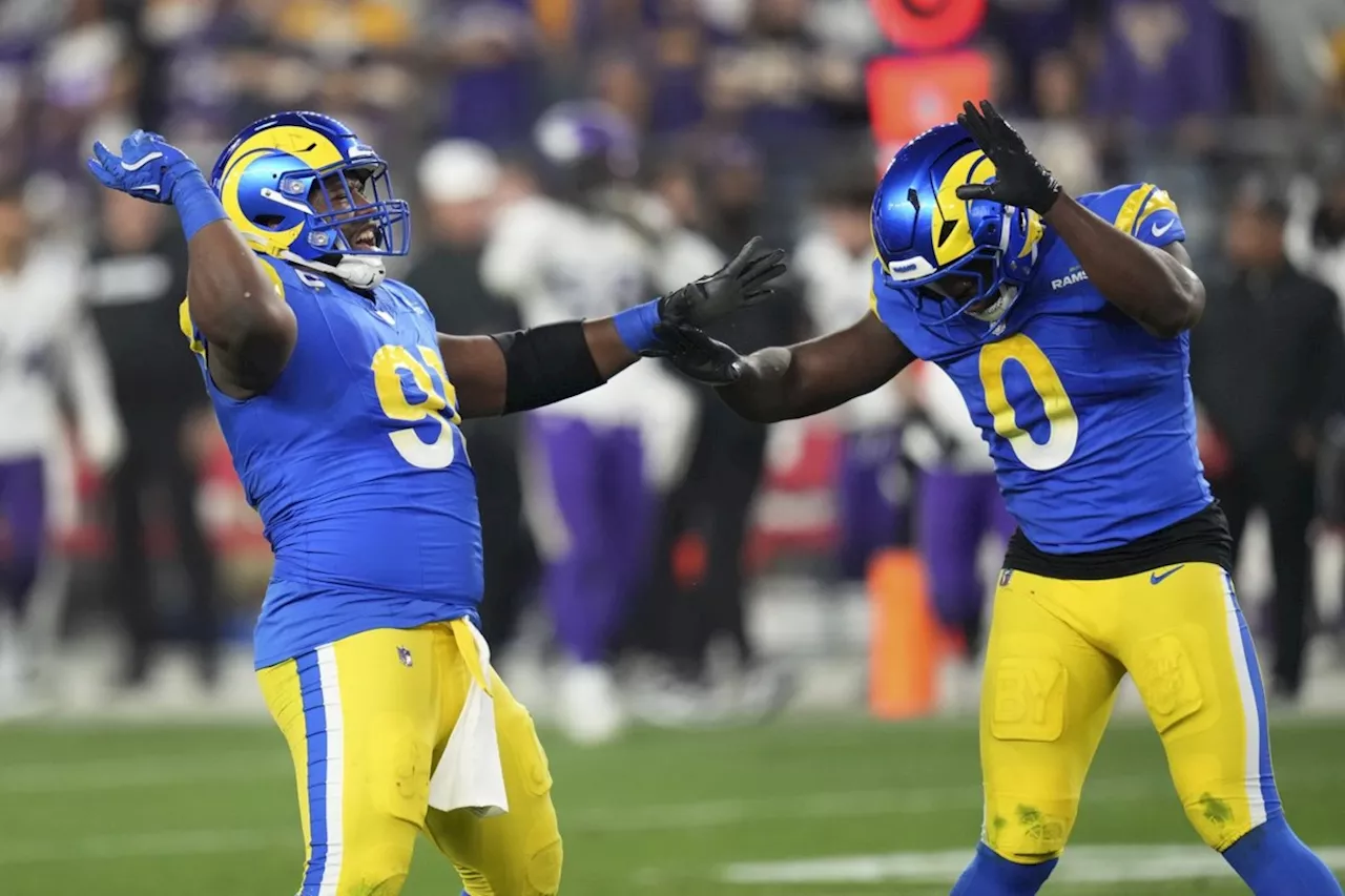 Rams Sack Darnold Nine Times, Rout Vikings 27-9 in Wild-Card Game