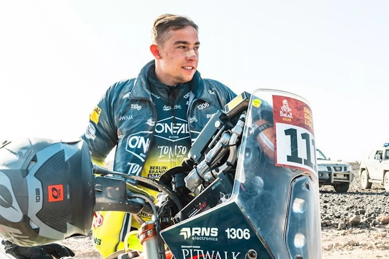 Rookie Justin Gerlach lebt weiter seinen Dakar-Traum