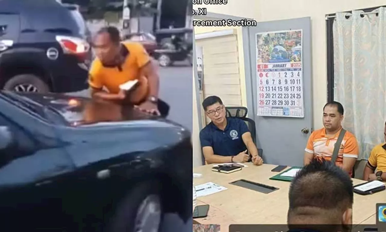 Davao City Driver Under Investigation for Intentionally Bumping Traffic Enforcer