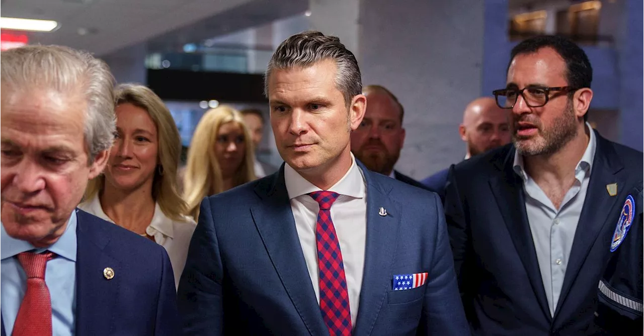 Trumps tilltänkta försvarsminister Pete Hegseth frågas ut i senaten