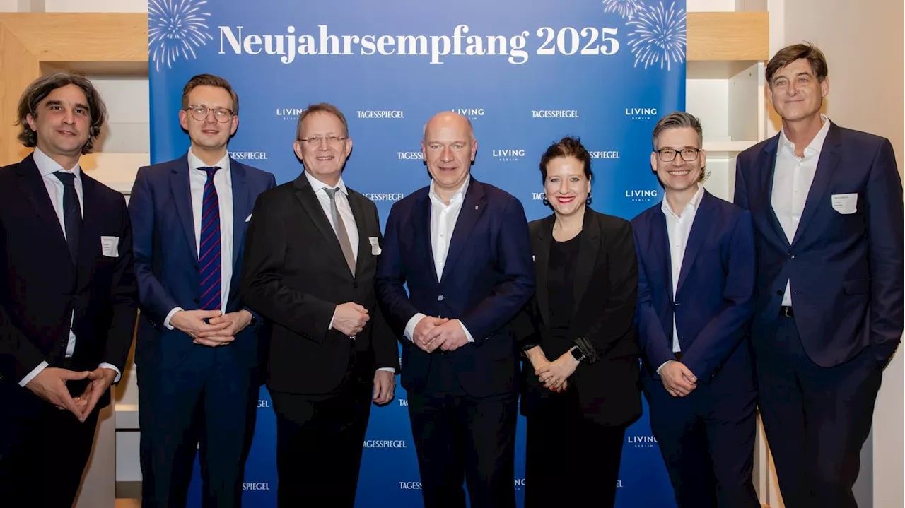 Tagesspiegel-Neujahrsempfang: Kai Wegner und Prominente feiern Demokratie