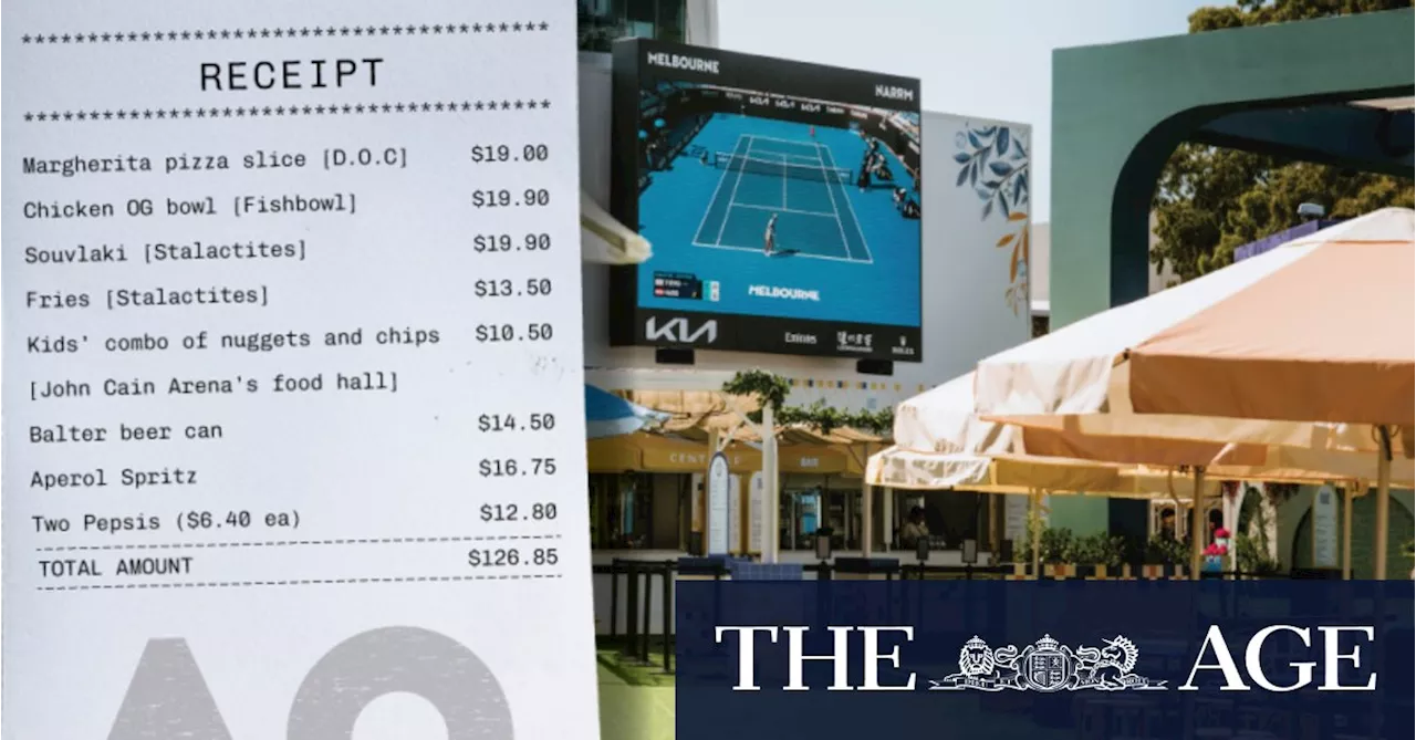 Australian Open Food Prices Drive Families to BYO