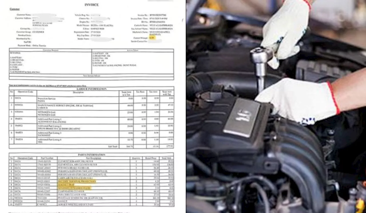 Student's Routine Car Service Bill Soars to a Month's Rent