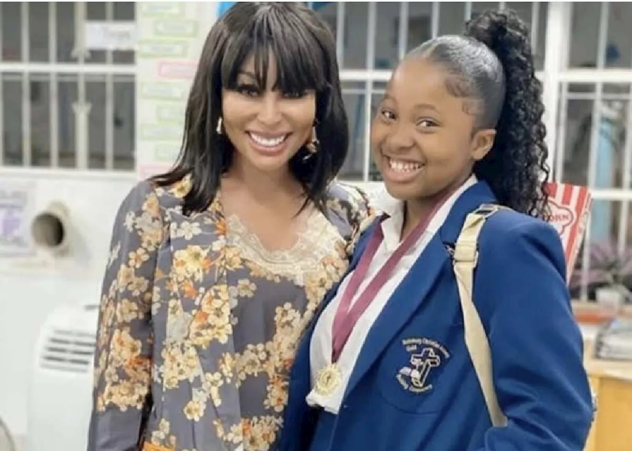 Proud mom': Khanyi Mbau celebrates daughter’s matric pass