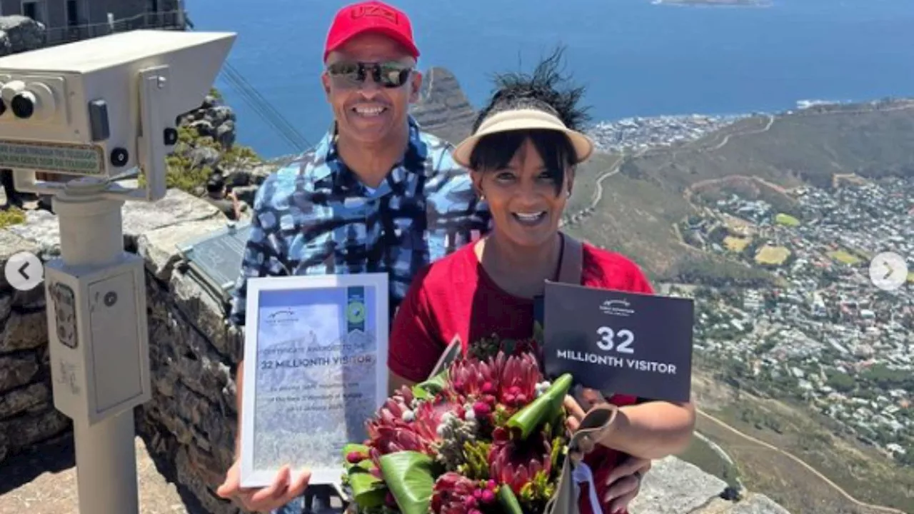 Table Mountain Celebrates 32 Millionth Visitor