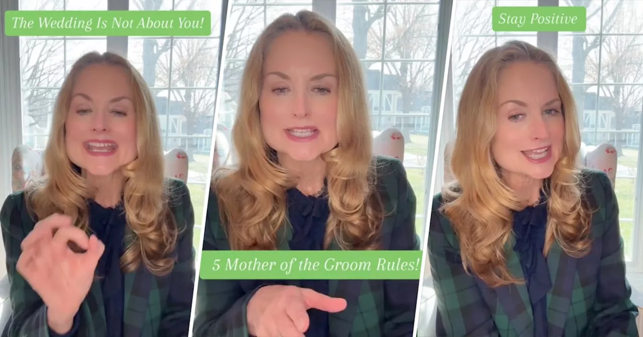 Mother-of-the-Groom Rules Spark Debate on TikTok