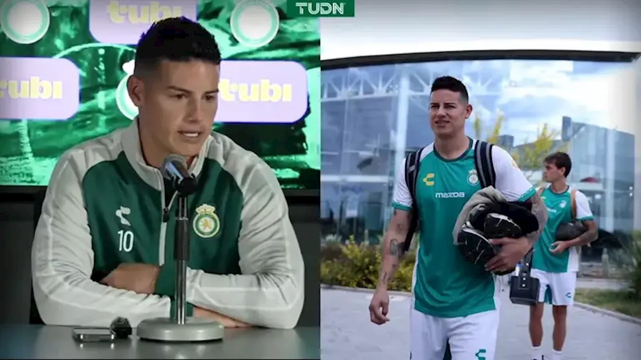 James Rodríguez se presenta como refuerzo de León para el Clausura 2025