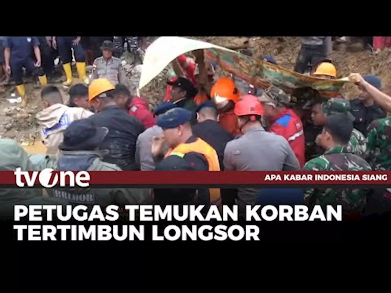 Jenazah Pasutri Tertimbun Longsor Berhasil Ditemukan Tim SAR