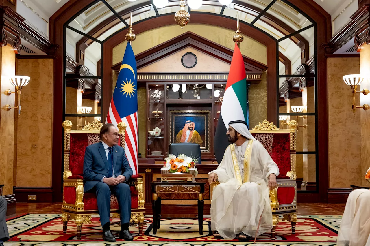 Anwar Ibrahim and Sheikh Mohammed Al-Maktoum Strengthen Bilateral Cooperation