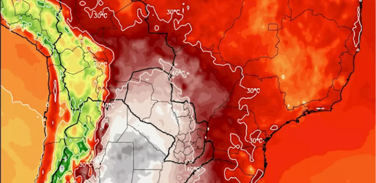 Bolha de Calor Traz Calor Extremo para Países da América do Sul