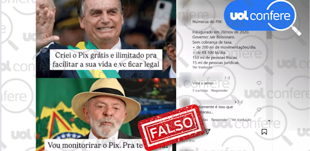 Governo Lula não criou taxa para transferências Pix