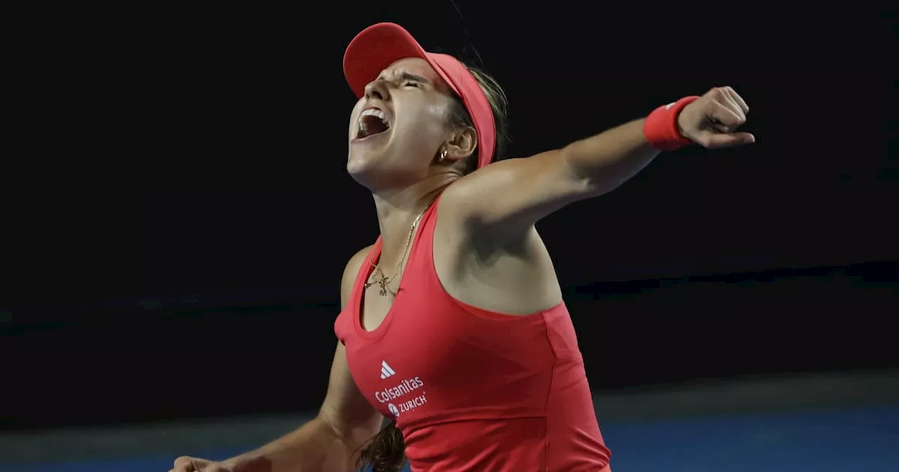 María Camila Osorio supera a Sakkari y avanza a la segunda ronda del Abierto de Australia