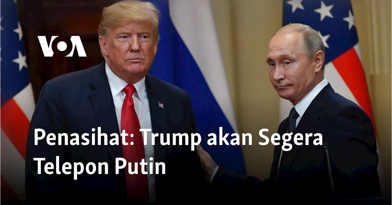 Trump Berharap Bicara dengan Putin Segera untuk Akhiri Perang Ukraina