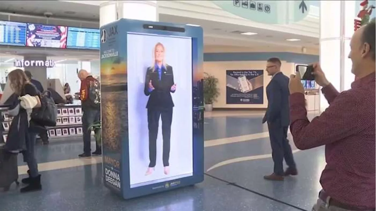 Jacksonville Mayor Explains Removal of Airport Hologram, Citing Wi-Fi Issues and Future Applications