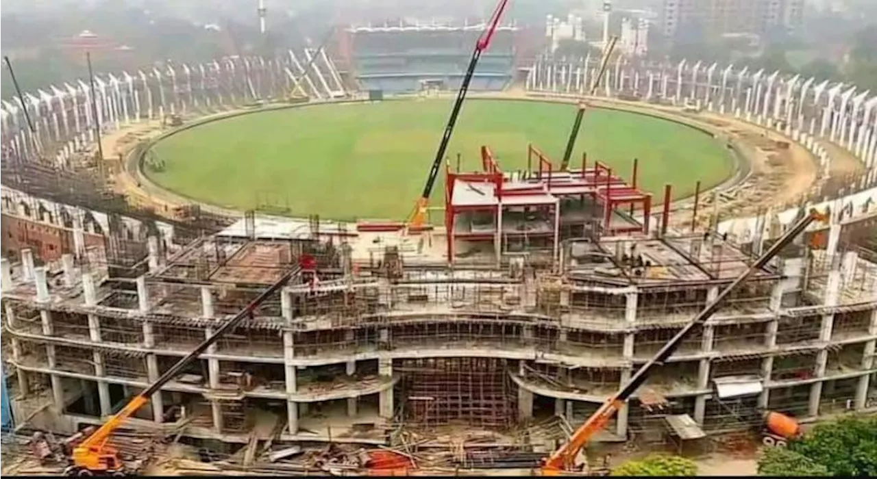 پنجاب کے منیستر گaddafi Stadium میں داخلے کی پیشرفت کا جائزہ لینے آئے