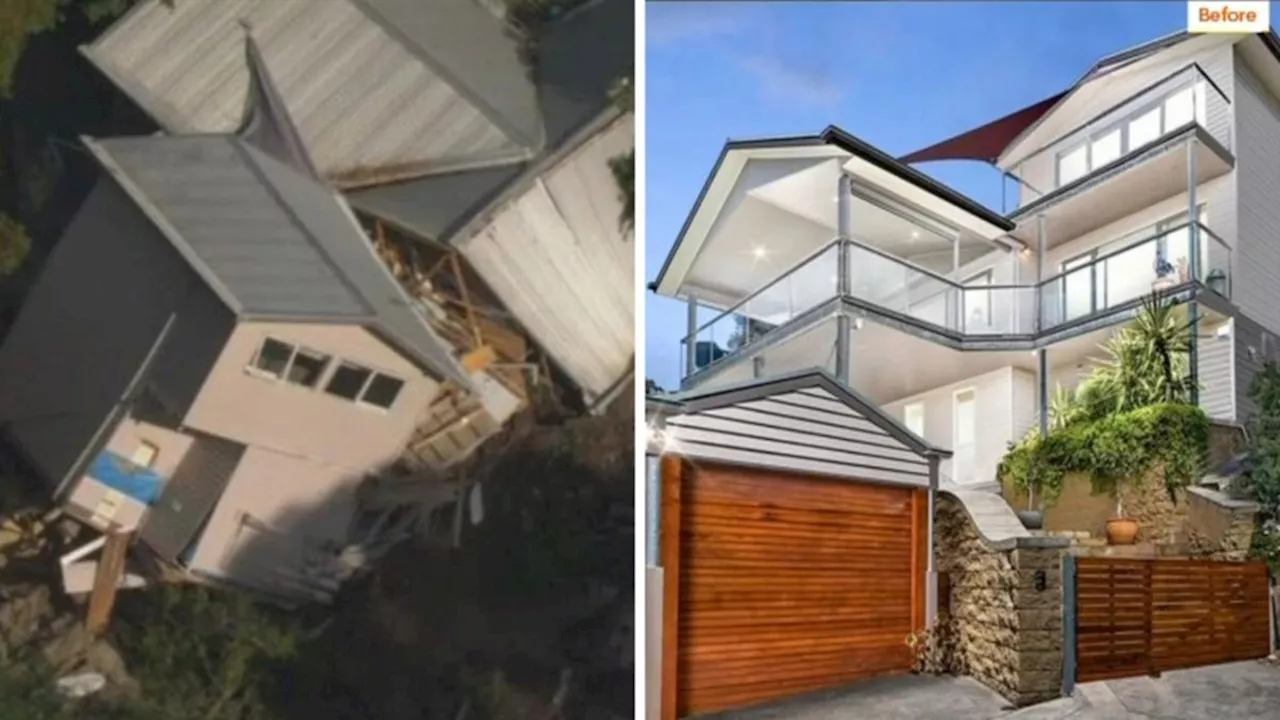 Victorian Cliffside Collapse: Multimillion-Dollar House Crumbles, Residents Evacuated