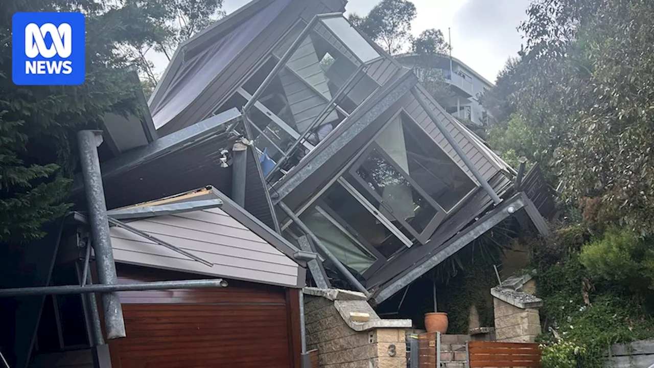 House Slides Down Hill, Colliding with Two Others in McCrae